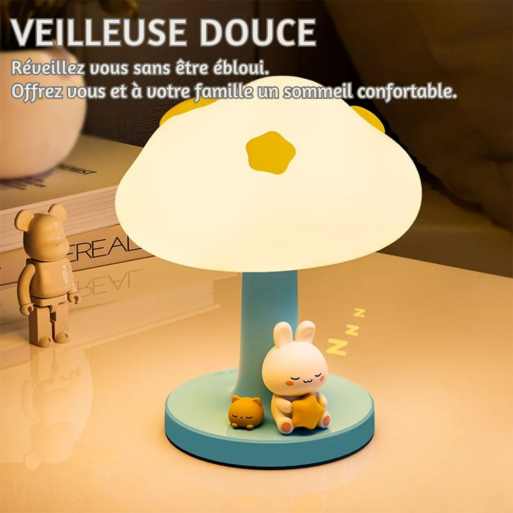 Veilleuse Champignon LED Rechargeable