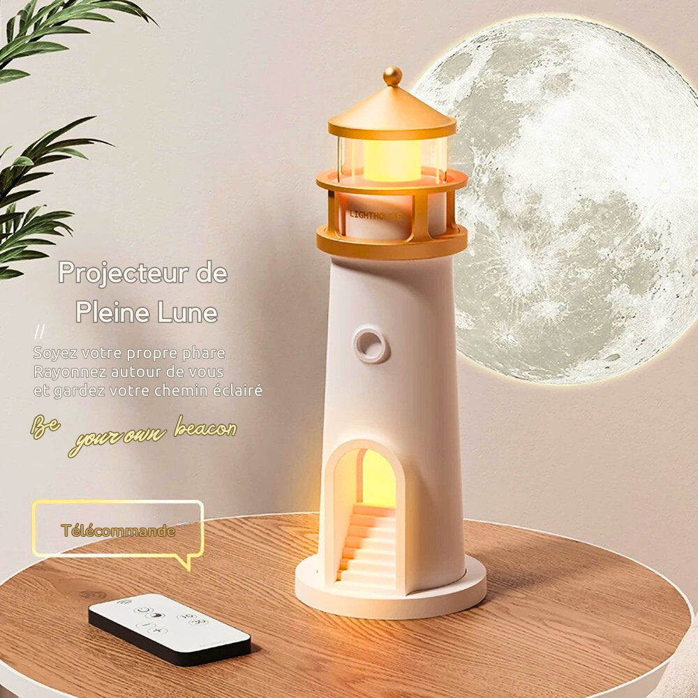 Phare Lune – Projecteur Bluetooth