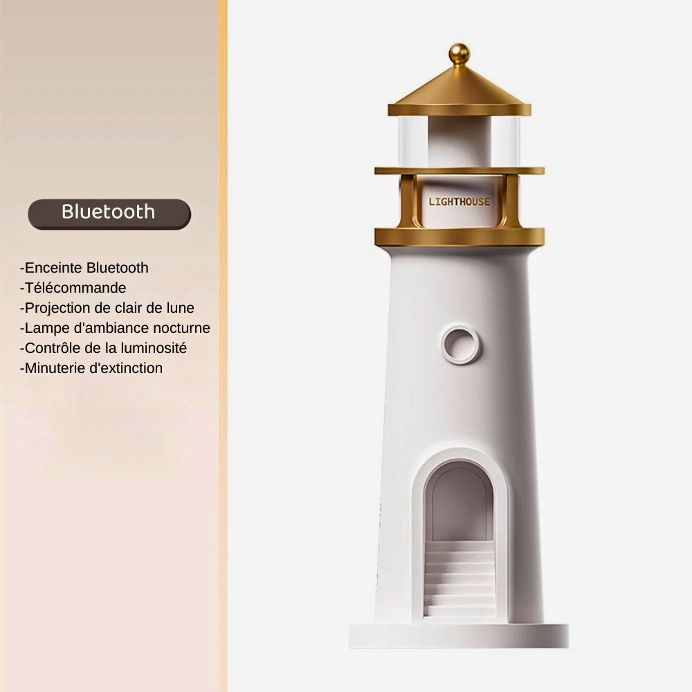 Phare Lune – Projecteur Bluetooth
