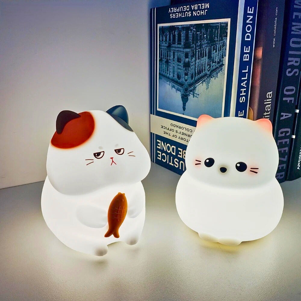 Veilleuse Chat en Silicone