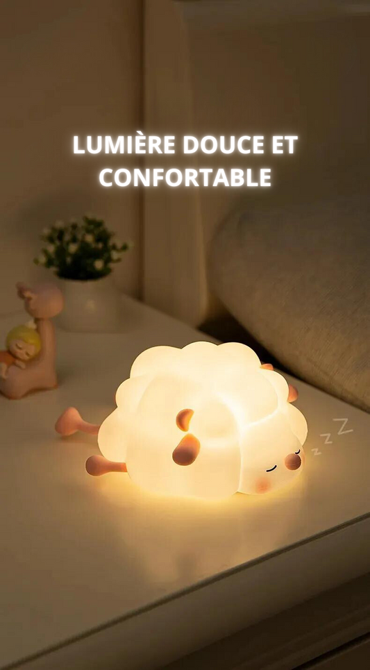 Veilleuse "Mouton" LED en Silicone pour enfants
